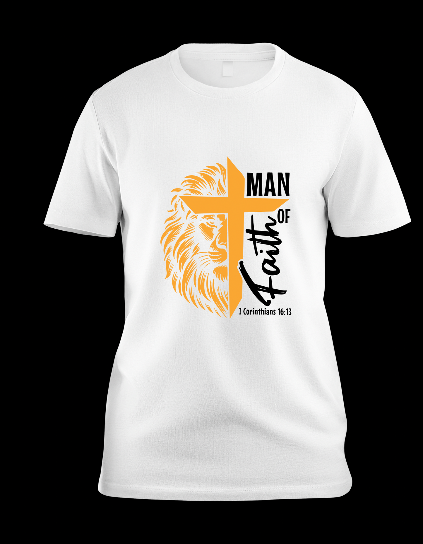 Man of Faith T-Shirt Christian Inspirational Apparel