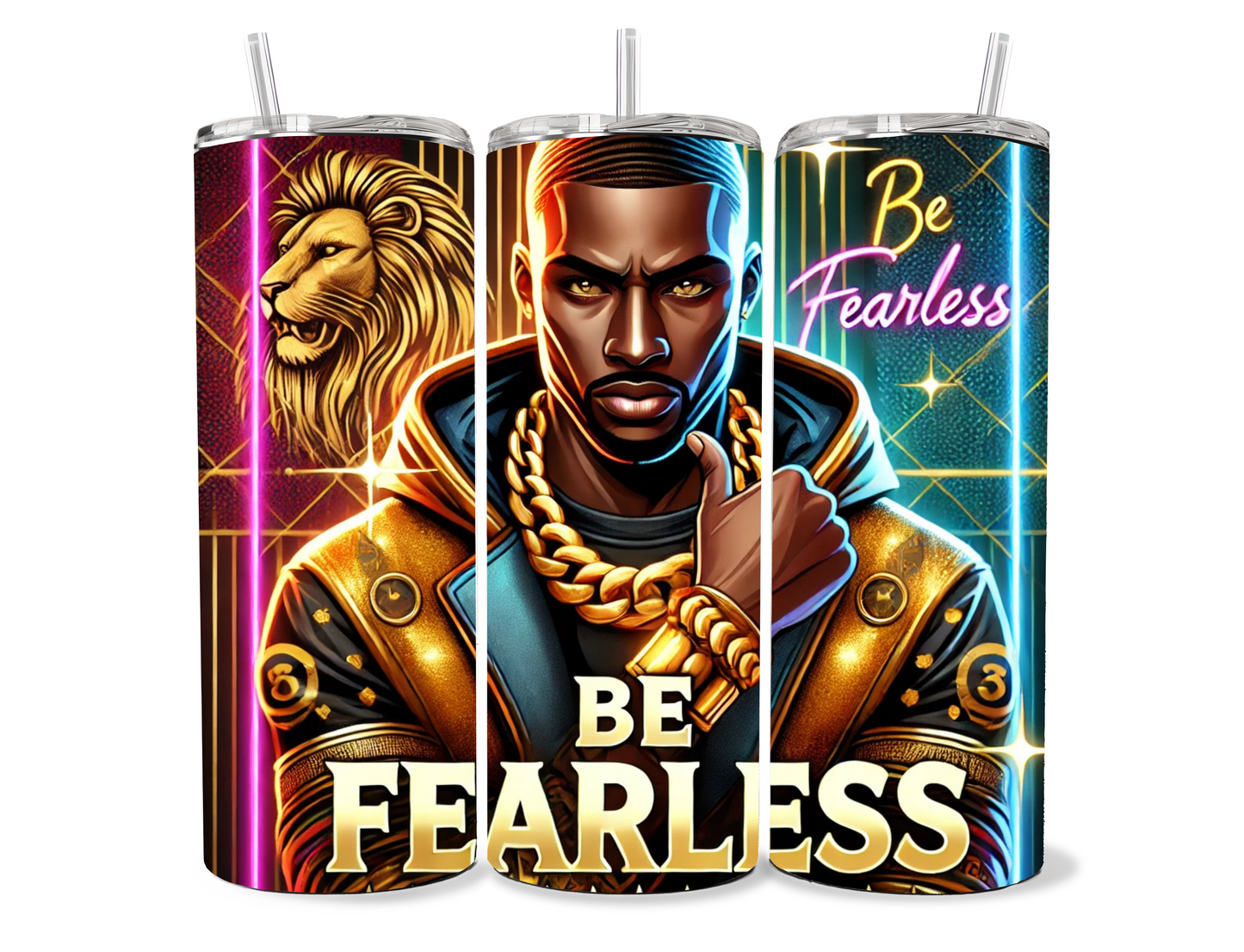 Be Fearless” King & Queen Tumblers
