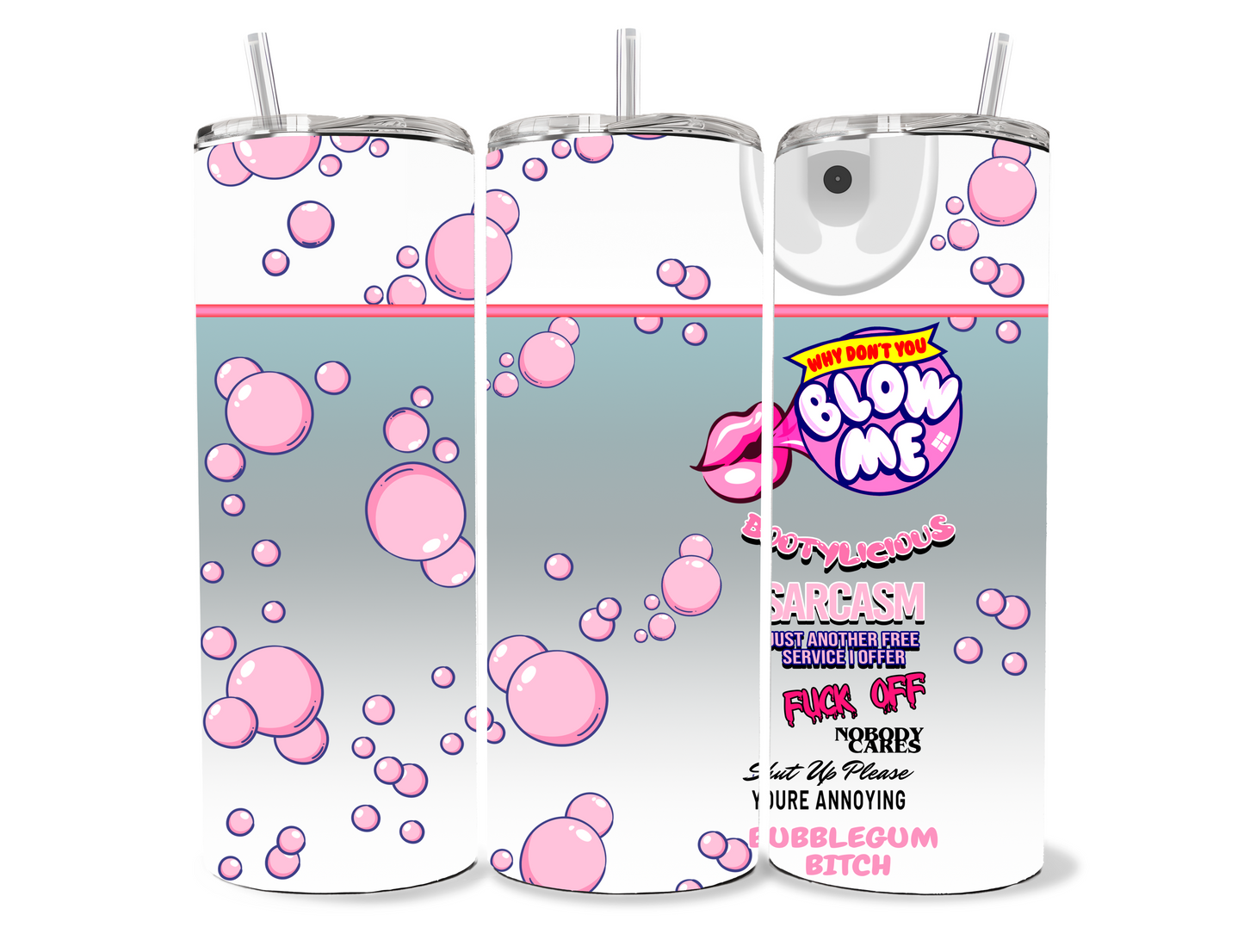 Bubblegum Attitude Tumbler Collection”