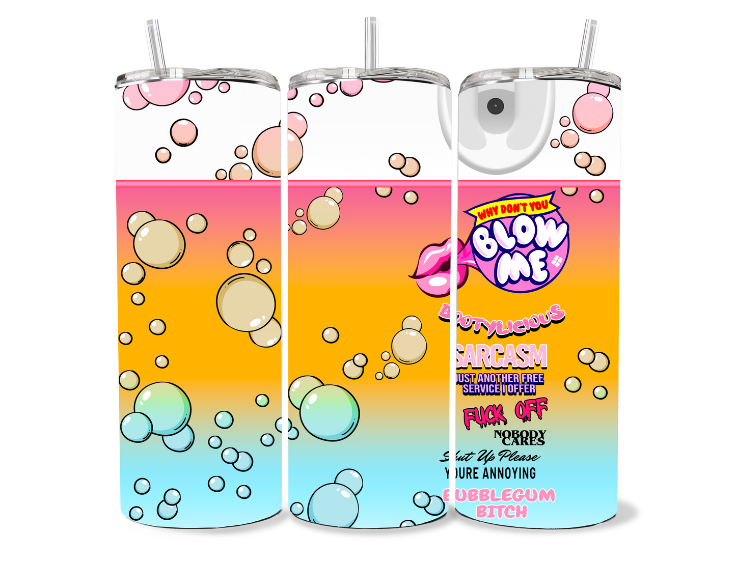 Bubblegum Attitude Tumbler Collection”