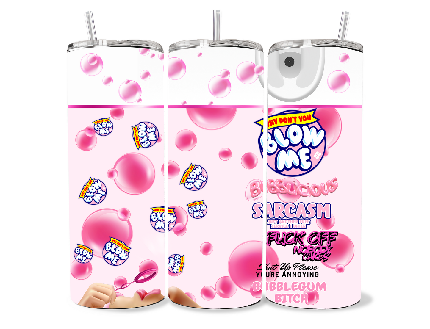 Bubblegum Attitude Tumbler Collection”