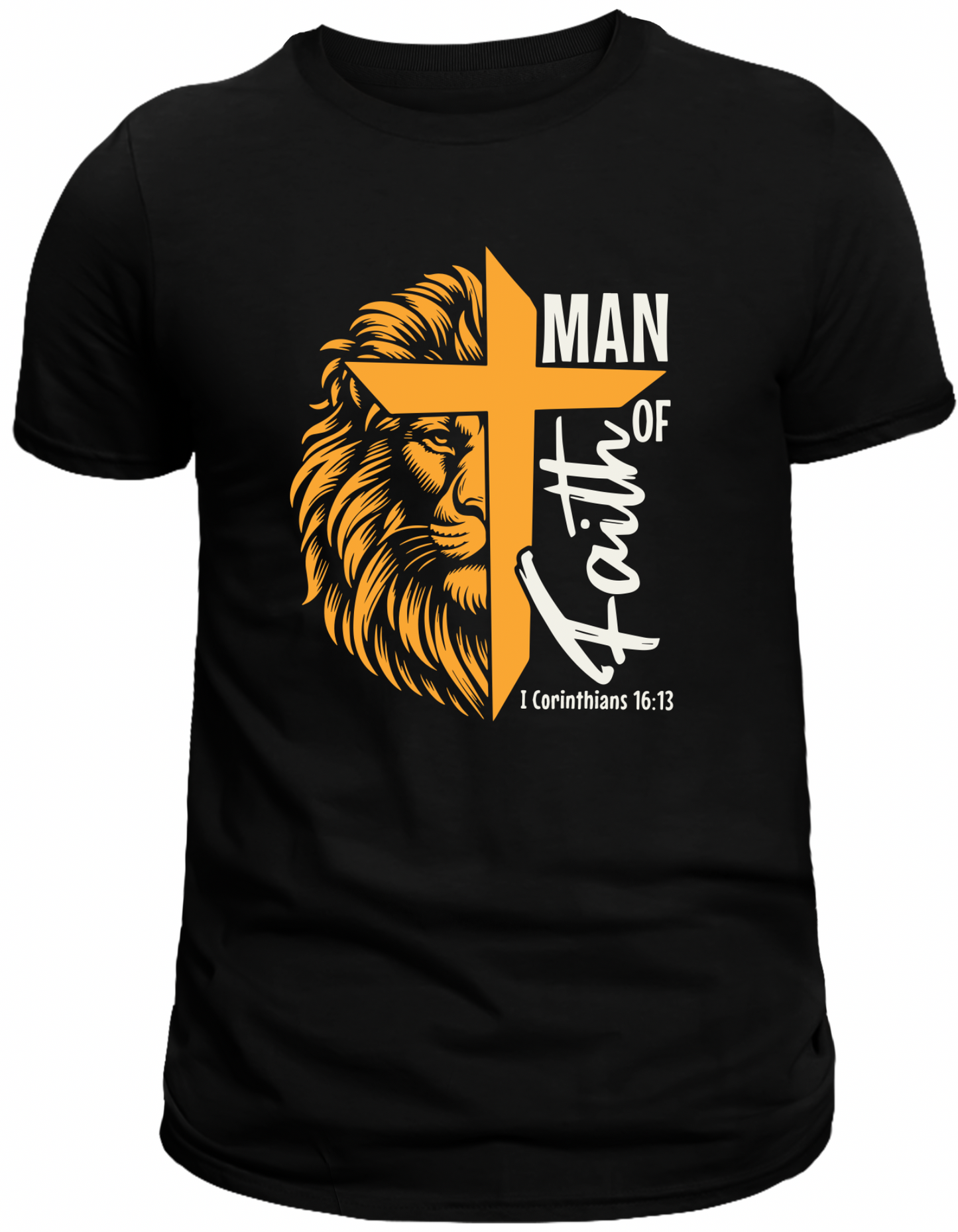 Man of Faith T-Shirt Christian Inspirational Apparel
