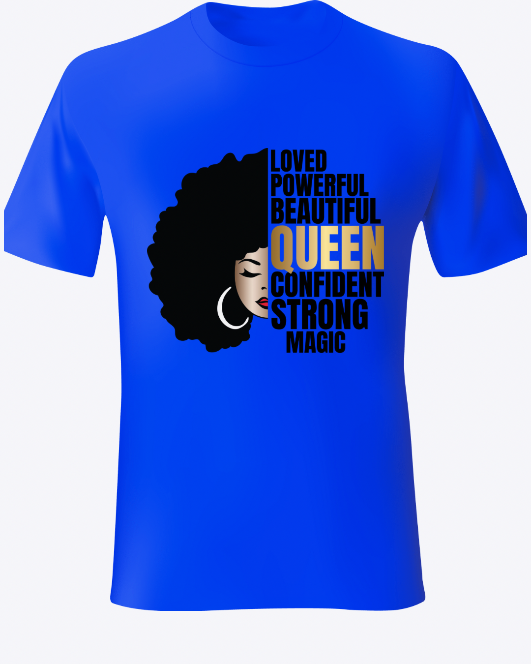 Queen Magic" Afro Beauty Tee