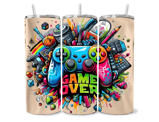 Game Over" Gamer Tumbler